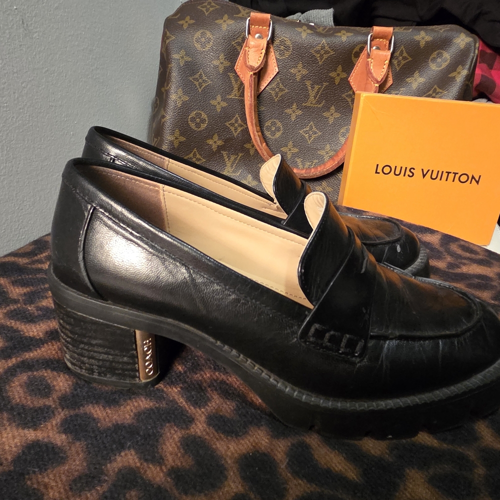 Coach Black Women's Loafers Platform